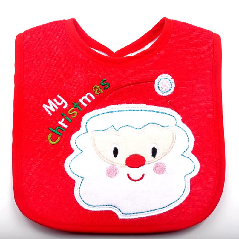 Dream Loom Christmas Baby Bibs 4pcs, First Xmas Baby Gift, for Babies Newborns and Toddler - Image 2